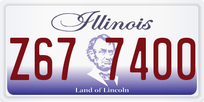 IL license plate Z677400