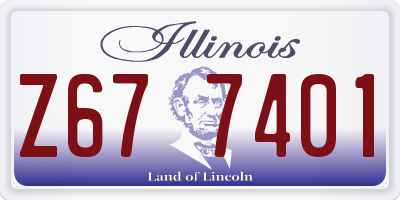 IL license plate Z677401