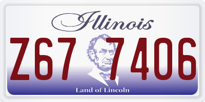 IL license plate Z677406