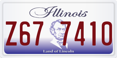 IL license plate Z677410