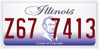 IL license plate Z677413