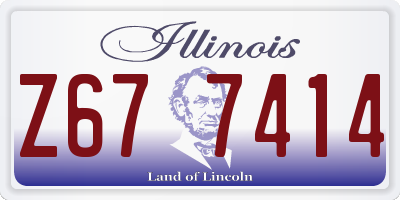 IL license plate Z677414