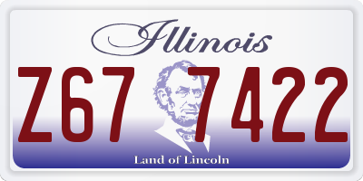 IL license plate Z677422