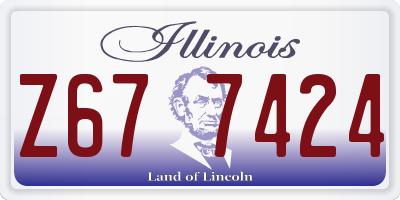 IL license plate Z677424