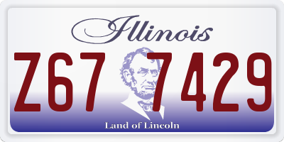 IL license plate Z677429