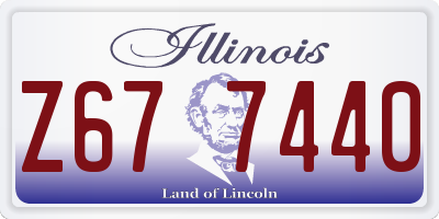 IL license plate Z677440