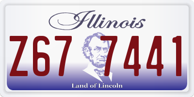 IL license plate Z677441