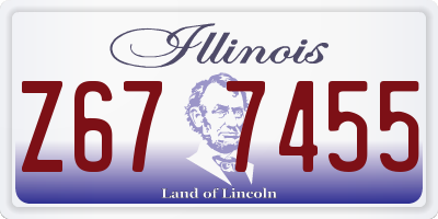 IL license plate Z677455