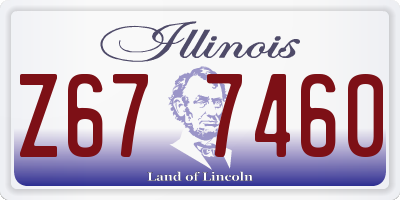 IL license plate Z677460