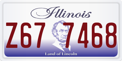 IL license plate Z677468