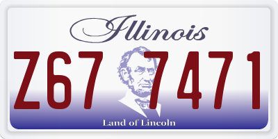IL license plate Z677471