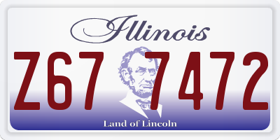 IL license plate Z677472