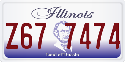 IL license plate Z677474
