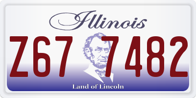 IL license plate Z677482
