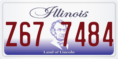 IL license plate Z677484