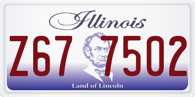 IL license plate Z677502