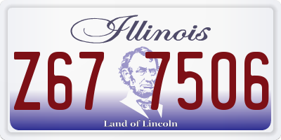 IL license plate Z677506
