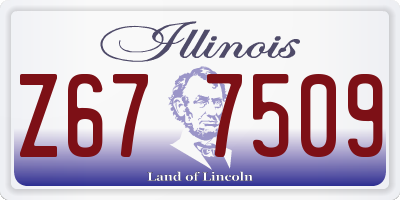 IL license plate Z677509