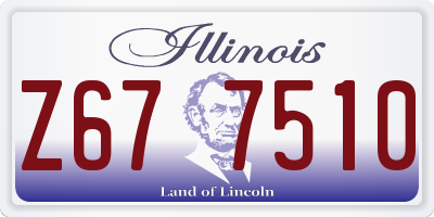 IL license plate Z677510