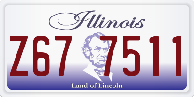 IL license plate Z677511