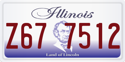 IL license plate Z677512