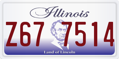 IL license plate Z677514