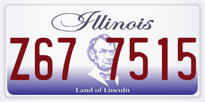 IL license plate Z677515