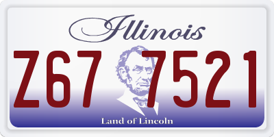 IL license plate Z677521