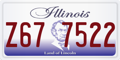 IL license plate Z677522