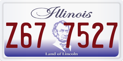 IL license plate Z677527