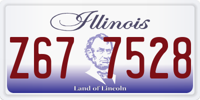 IL license plate Z677528