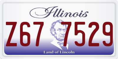 IL license plate Z677529