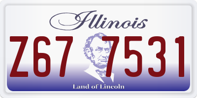 IL license plate Z677531