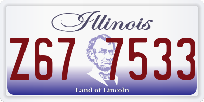 IL license plate Z677533