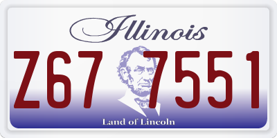 IL license plate Z677551