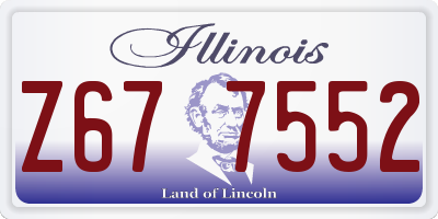 IL license plate Z677552