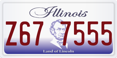 IL license plate Z677555