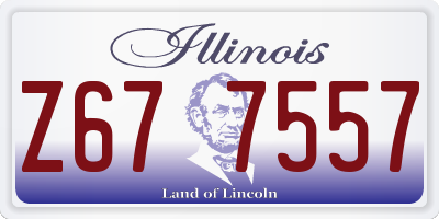 IL license plate Z677557