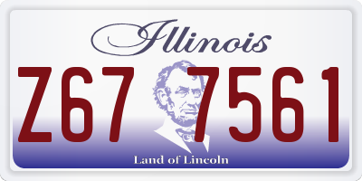 IL license plate Z677561