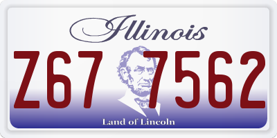 IL license plate Z677562