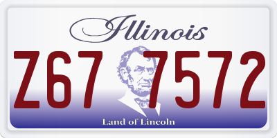 IL license plate Z677572