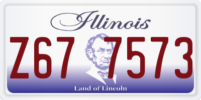 IL license plate Z677573