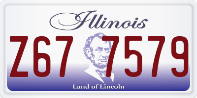IL license plate Z677579