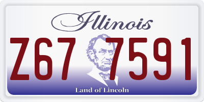 IL license plate Z677591