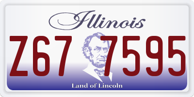 IL license plate Z677595