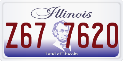 IL license plate Z677620