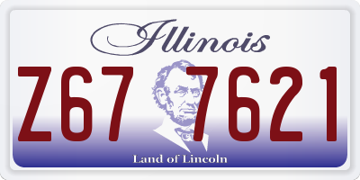 IL license plate Z677621