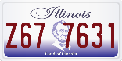 IL license plate Z677631