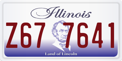 IL license plate Z677641