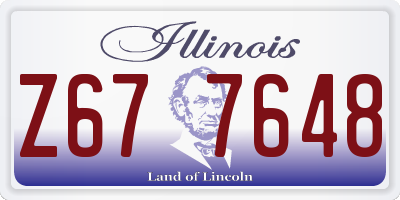 IL license plate Z677648